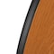 Flash Furniture Round 60 W, 60 L, 30 H, Chrome, Laminate, Particleboard, Steel, Wood Grain XU-GRP-A60-HCIRC-OAK-T-A-CAS-GG - alternate 10